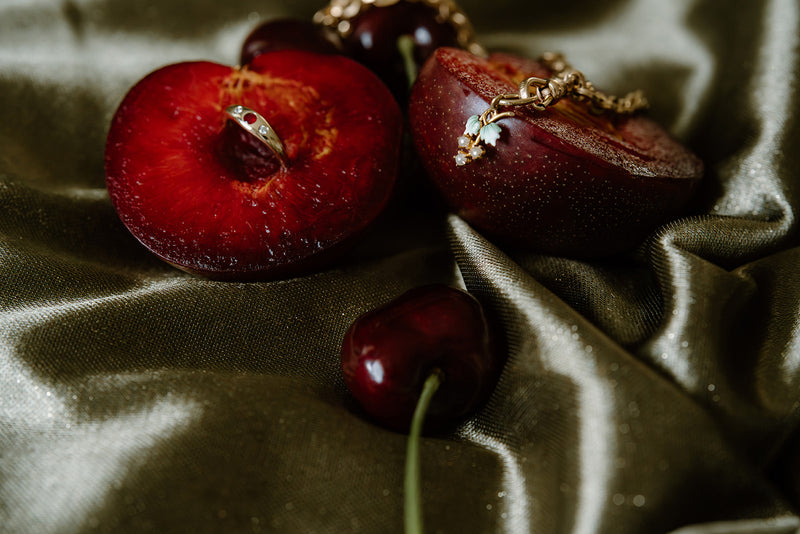 Vintage Grape Charm
