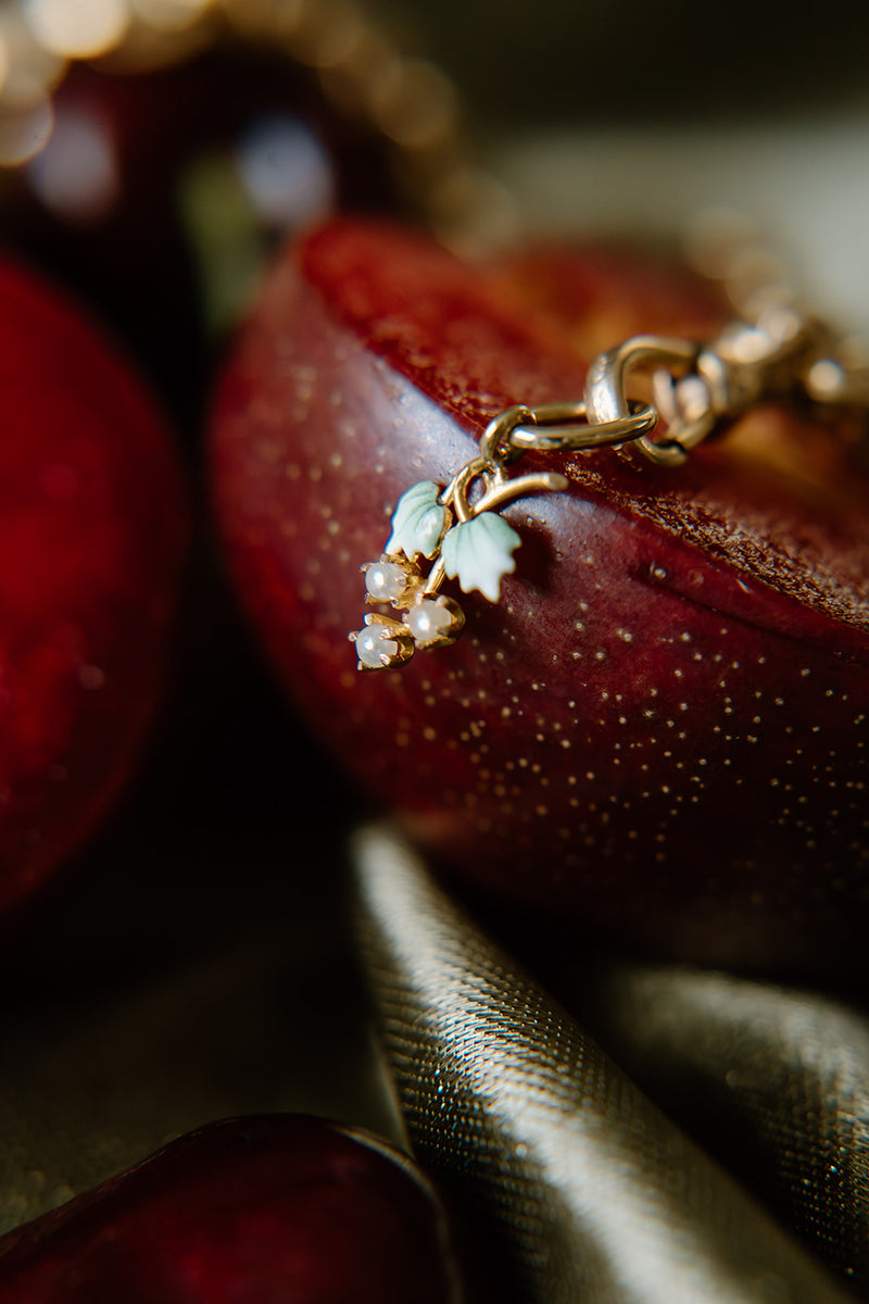 Vintage Grape Charm