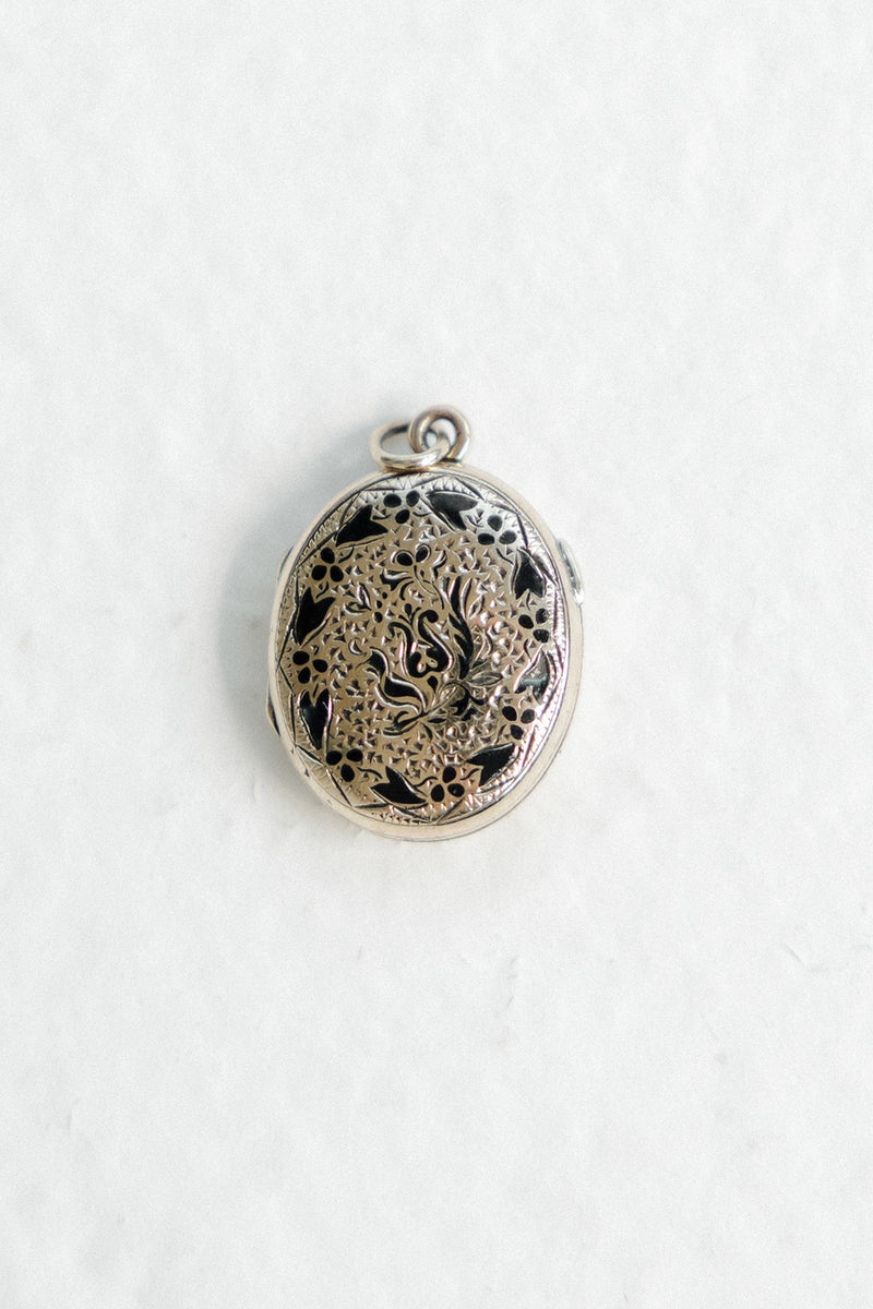 Forever Yours Victorian Mourning Locket