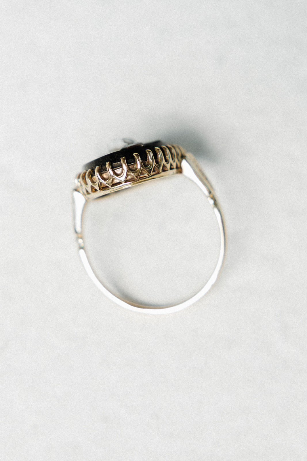 Eternal Muse Antique Cameo Ring
