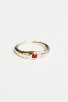 Eternal Love Ruby Pinky Ring