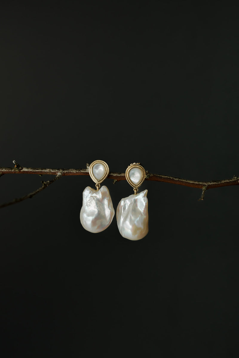 Ever Thine Pearl Earrings